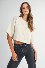 BONNIE KNIT CARDIGAN TOP