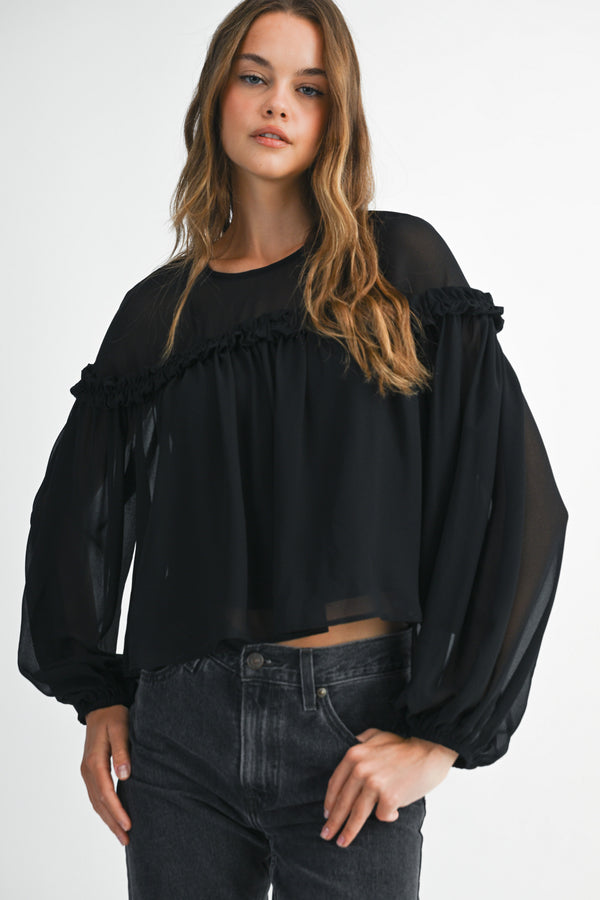 HARMONY CHIFFON BLOUSE