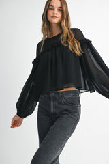 HARMONY CHIFFON BLOUSE