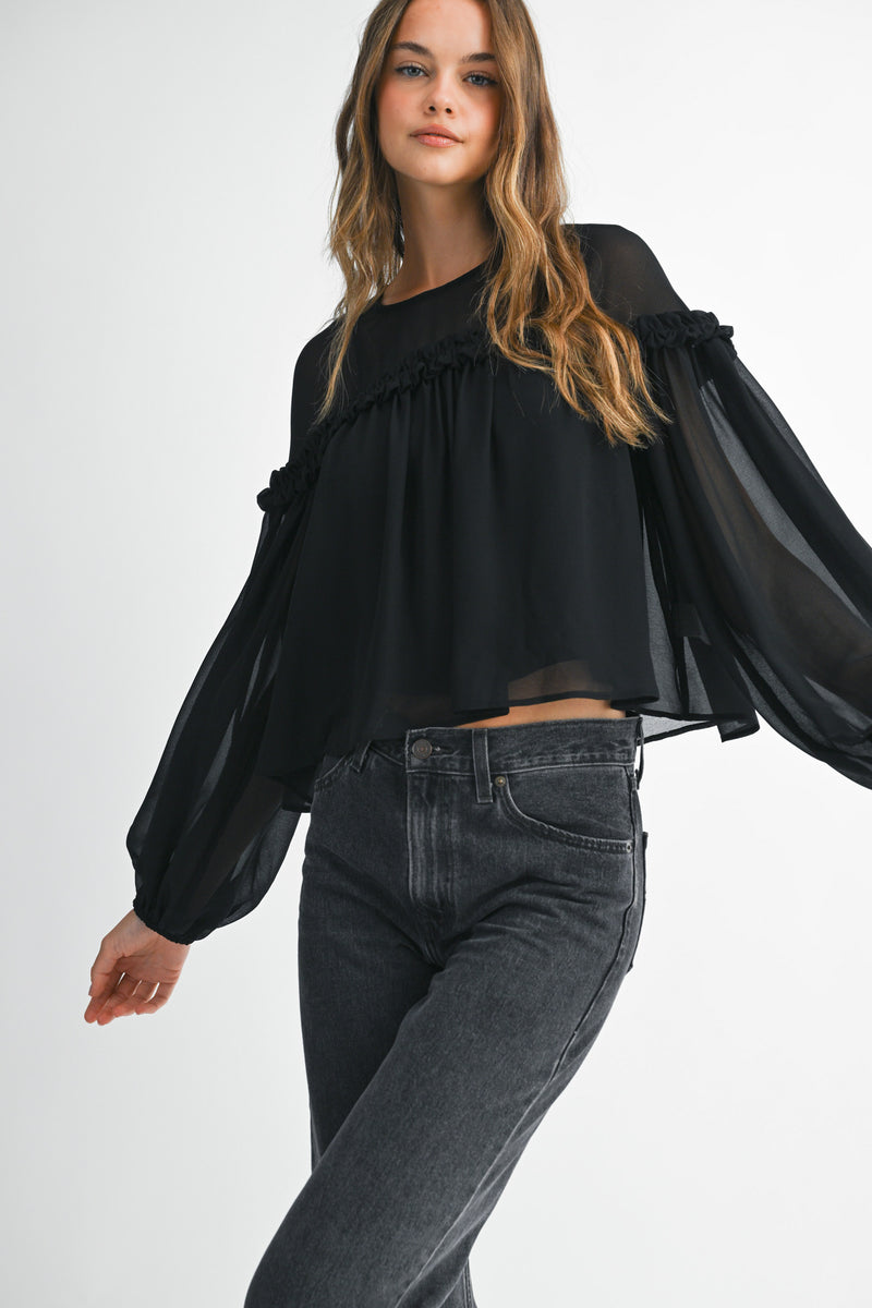 HARMONY CHIFFON BLOUSE