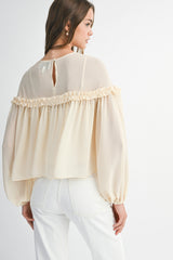HARMONY CHIFFON BLOUSE