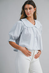DOROTHY PETER PAN COLLAR BLOUSE