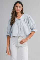 DOROTHY PETER PAN COLLAR BLOUSE