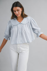 DOROTHY PETER PAN COLLAR BLOUSE