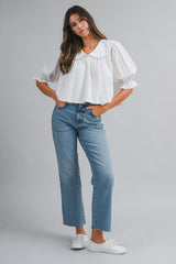 DOROTHY PETER PAN COLLAR BLOUSE