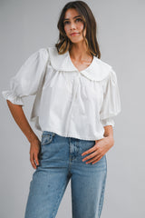 DOROTHY PETER PAN COLLAR BLOUSE