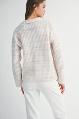 SELENA COLOR COLLAR SWEATER
