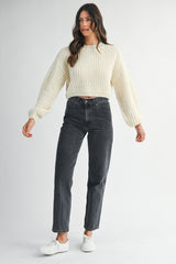 BAYLOR CHUNKY PULLOVER SWEATER