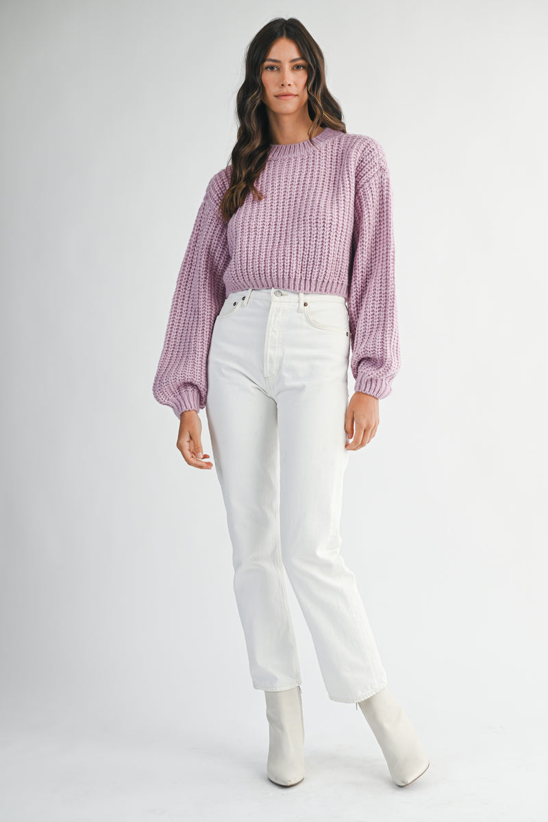 BAYLOR CHUNKY PULLOVER SWEATER