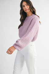 BAYLOR CHUNKY PULLOVER SWEATER