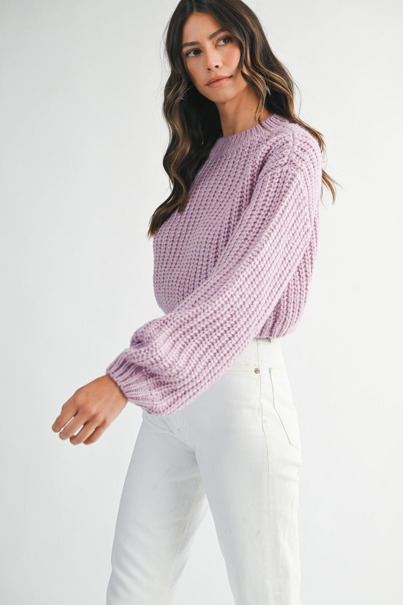 BAYLOR CHUNKY PULLOVER SWEATER