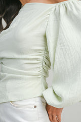 HALCYON RUCHED ASYMMETRIC TOP