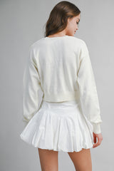 KERRIS BOW KNIT TOP