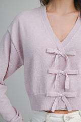 KERRIS BOW KNIT TOP