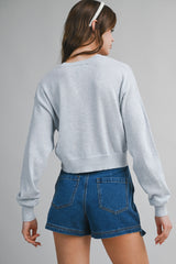 KERRIS BOW KNIT TOP