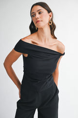 HELIOS OFF SHOULDER TOP WITH TWISTED DETAIL