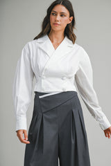 MATHILDE DOUBLE BREASTED BLOUSE