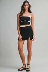 NAOMI CONTRAST BINDING TOP