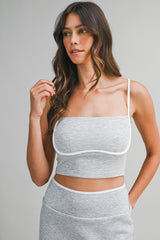 NAOMI CONTRAST BINDING TOP