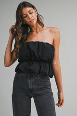 GIA STRAPLESS BUBBLE TUBE TOP