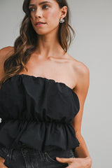 GIA STRAPLESS BUBBLE TUBE TOP