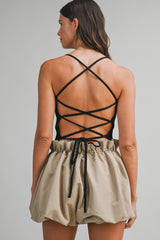 KENNA STRAPPY BACK DETAIL KNIT TOP
