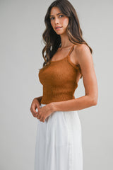 KENNA STRAPPY BACK DETAIL KNIT TOP