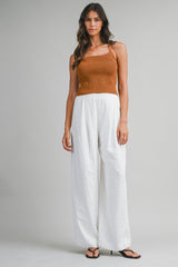 KENNA STRAPPY BACK DETAIL KNIT TOP