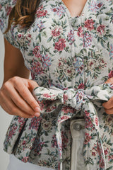 MONIQUE JACQUARD V NECK VEST