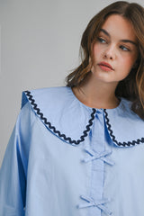 WISTERIA PETER PAN COLLAR BLOUSE