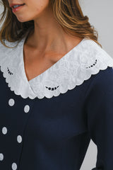 CAMILA DOUBLE BREAST KNIT TOP