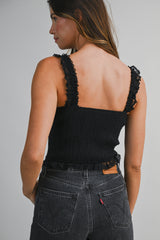 KATELYN LACE DETAIL STRAP TOP
