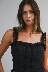KATELYN LACE DETAIL STRAP TOP