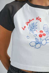 FRIDA GRAPHIC PRINTED RAGLAN T SHIRT
