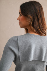 JANE KNITTED SAILOR COLLAR TOP