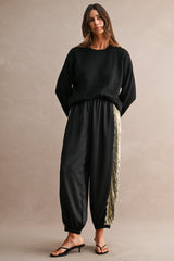 JOLLY RAGLAN OVERSIZED SWEATER TOP