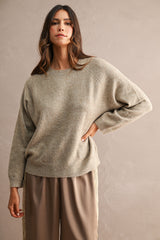 JOLLY RAGLAN OVERSIZED SWEATER TOP