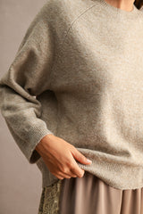 JOLLY RAGLAN OVERSIZED SWEATER TOP