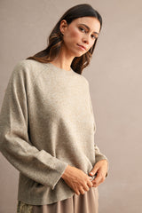 JOLLY RAGLAN OVERSIZED SWEATER TOP