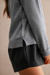 KAYLA V NECK PULL OVER SWEATER TOP