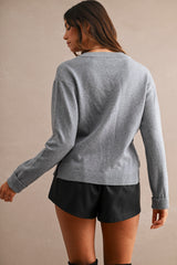KAYLA V NECK PULL OVER SWEATER TOP