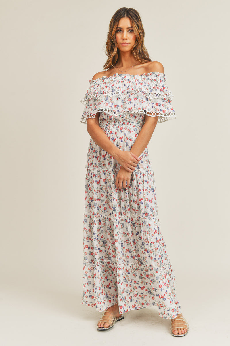 AVALYNN FLORAL MAXI DRESS