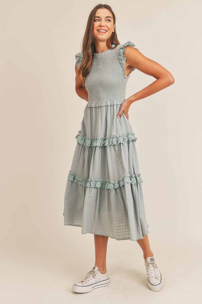 SYLVIA LACE SKIRT DRESS