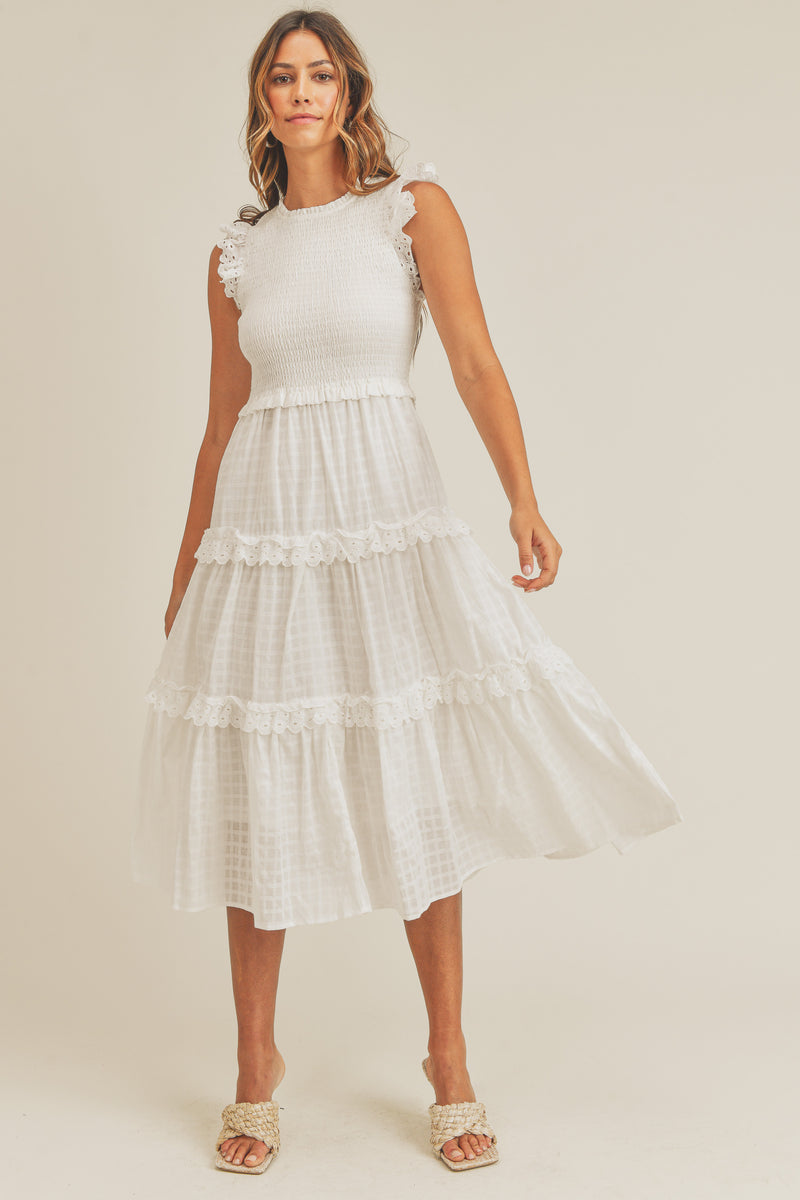 SYLVIA LACE SKIRT DRESS