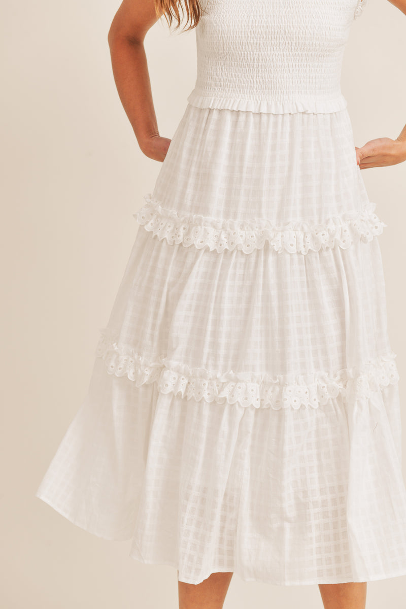 SYLVIA LACE SKIRT DRESS