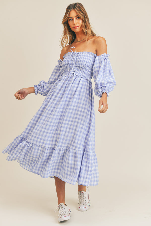 RIVKA OFF SHOULDER DRESS