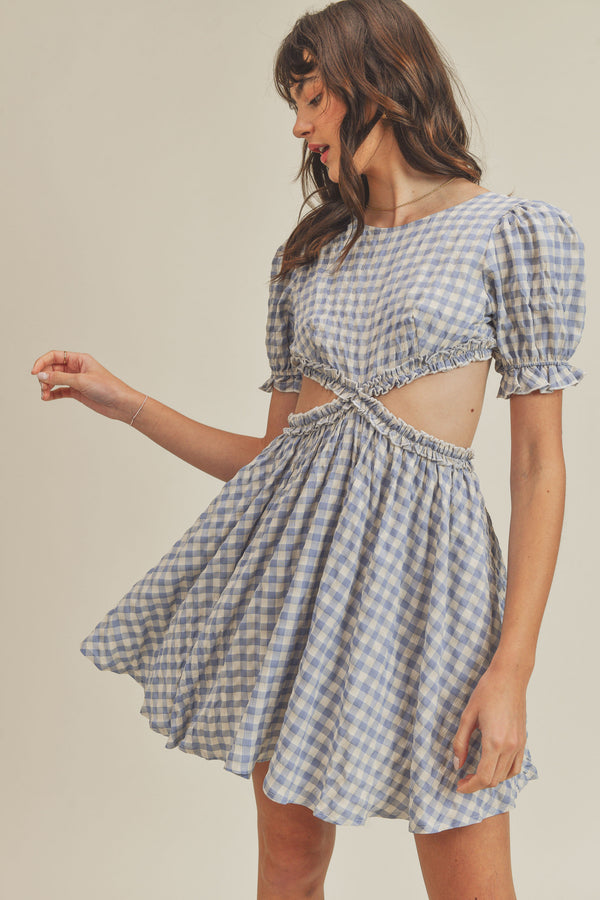 NAYELI RUFFLE DETAILED DRESS