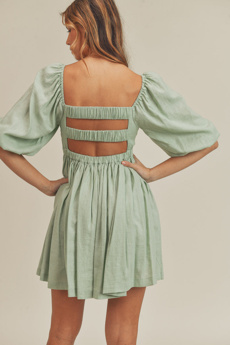 LONDYN 3/4 SLV FIT & FLARE MINI DRESS Mable Clothing LONDYN 3/4 SLV FIT & FLARE MINI DRESS Mable Clothing