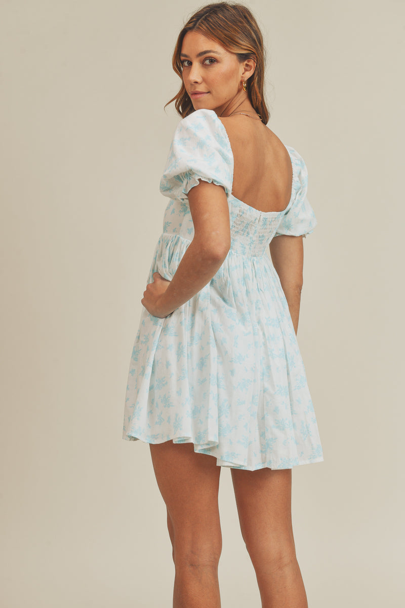 GISELLE BABY DOLL MINI DRESS