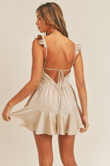 GWENDOLYN RUFFLE DETAIL ROMPER